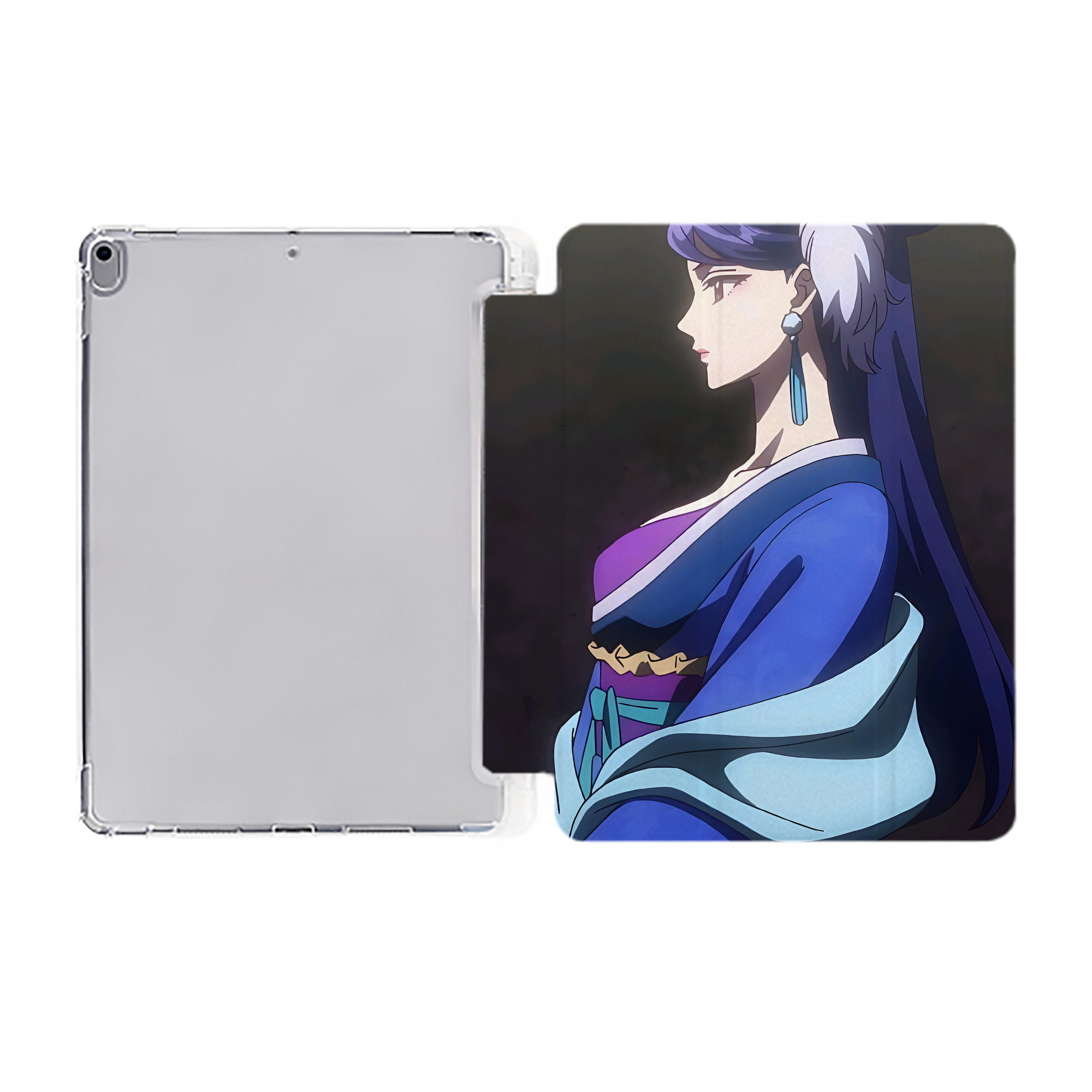 （画像用） 薬屋のひとりごと The Apothecary Diaries IPad ケース ペン収納付き 三つ折りスタンド PUレザー×シリコン 対応機種9.5/10.5/10.9インチ